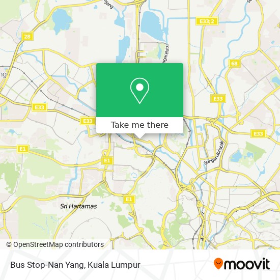 Bus Stop-Nan Yang map