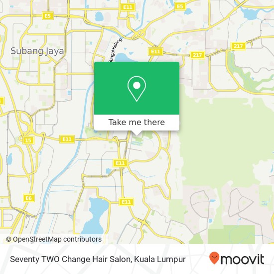 Seventy TWO Change Hair Salon map