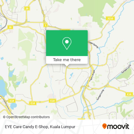 EYE Care Candy E-Shop map