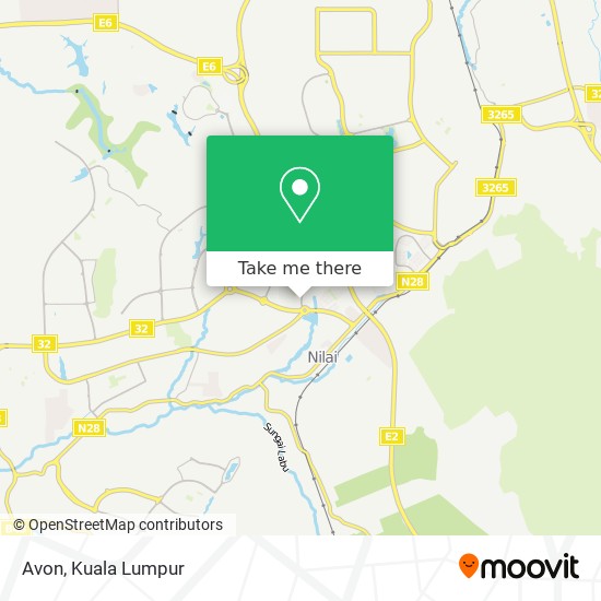Avon map