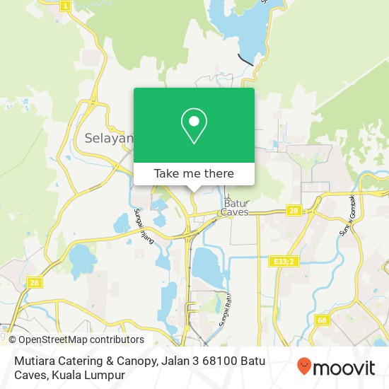 Mutiara Catering & Canopy, Jalan 3 68100 Batu Caves map