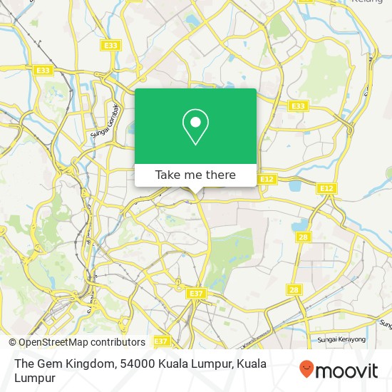 Peta The Gem Kingdom, 54000 Kuala Lumpur