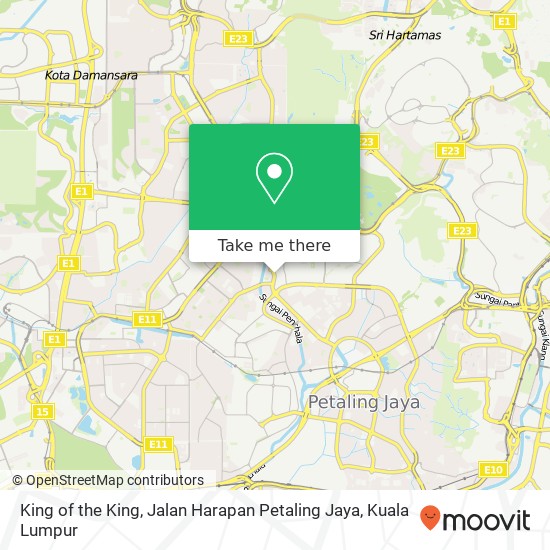 King of the King, Jalan Harapan Petaling Jaya map