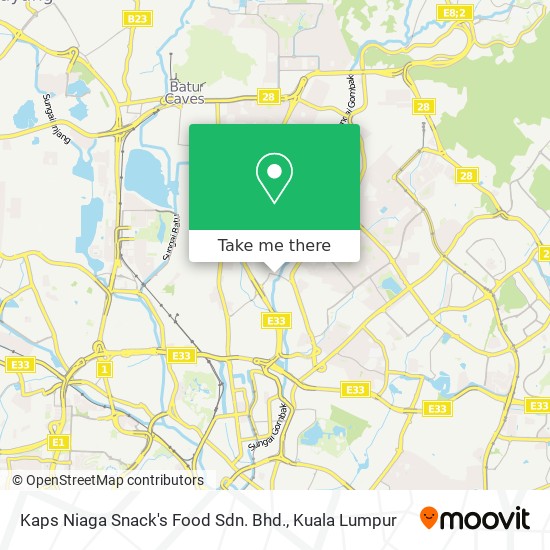 Kaps Niaga Snack's Food Sdn. Bhd. map