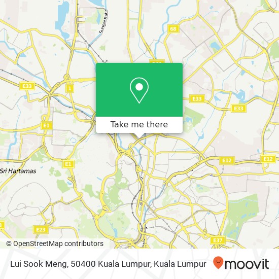 Lui Sook Meng, 50400 Kuala Lumpur map