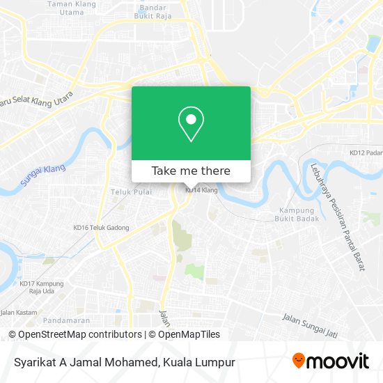 Peta Syarikat A Jamal Mohamed