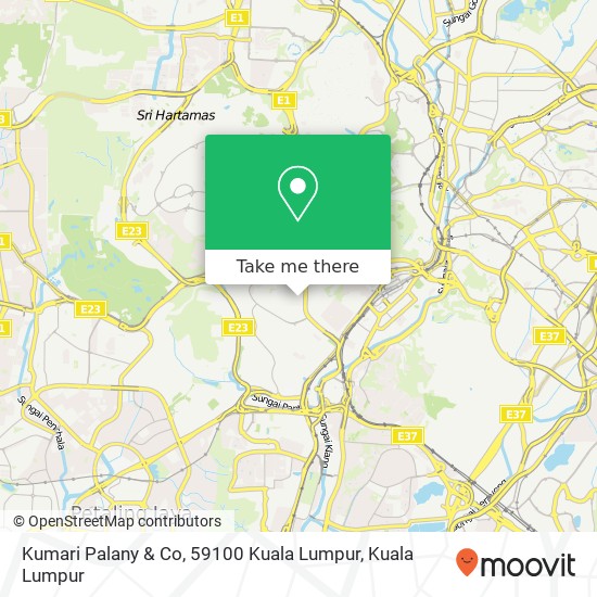 Peta Kumari Palany & Co, 59100 Kuala Lumpur