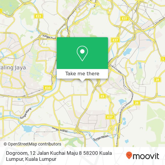 Dogroom, 12 Jalan Kuchai Maju 8 58200 Kuala Lumpur map