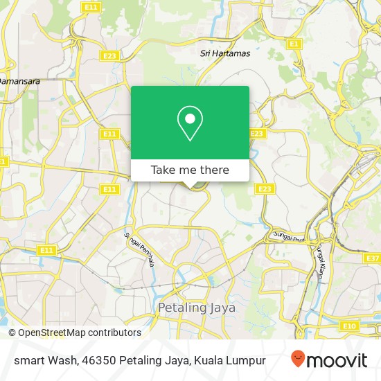 smart Wash, 46350 Petaling Jaya map