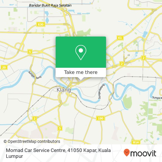 Momad Car Service Centre, 41050 Kapar map
