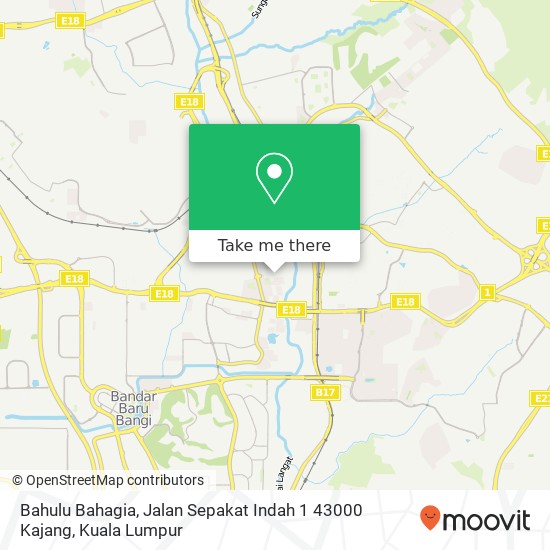 Bahulu Bahagia, Jalan Sepakat Indah 1 43000 Kajang map
