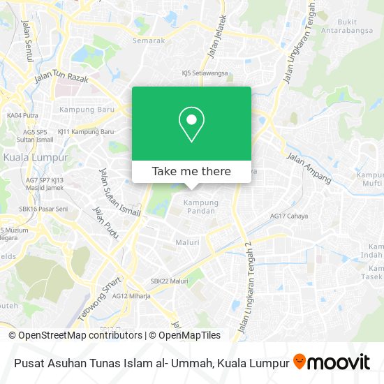 Pusat Asuhan Tunas Islam al- Ummah map