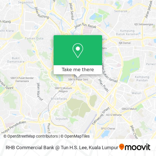 RHB Commercial Bank @ Tun H.S. Lee map