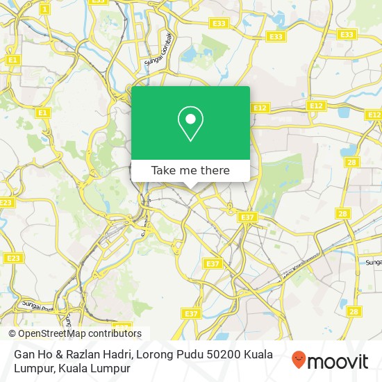 Gan Ho & Razlan Hadri, Lorong Pudu 50200 Kuala Lumpur map