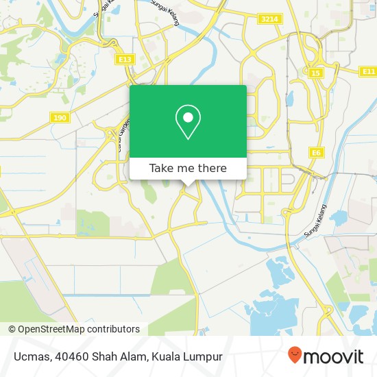 Ucmas, 40460 Shah Alam map