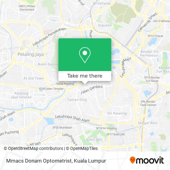 Mmacs Donam Optometrist map