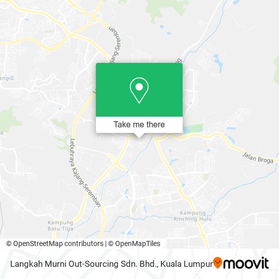 Peta Langkah Murni Out-Sourcing Sdn. Bhd.