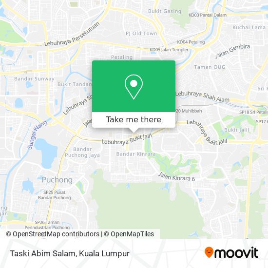 Taski Abim Salam map