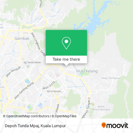 Depoh Tunda Mpaj map