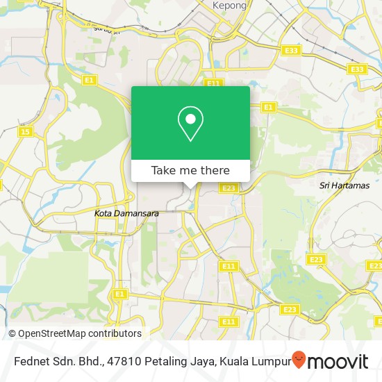 Fednet Sdn. Bhd., 47810 Petaling Jaya map