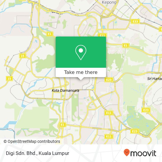 Digi Sdn. Bhd. map