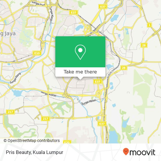 Pris Beauty map