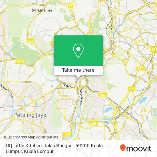 UQ Little Kitchen, Jalan Bangsar 59200 Kuala Lumpur map
