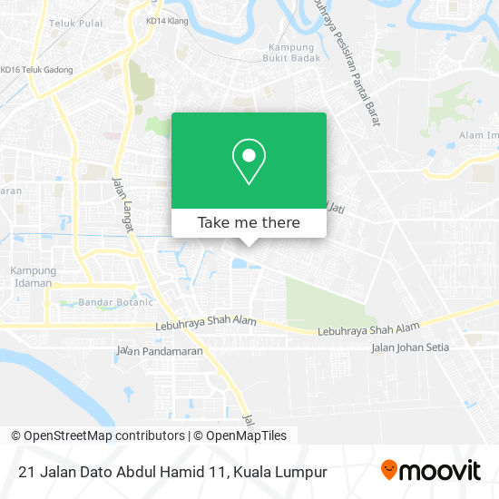 21 Jalan Dato Abdul Hamid 11 map