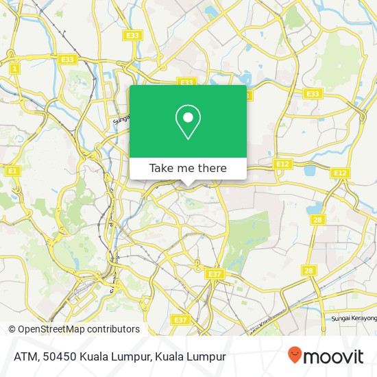Peta ATM, 50450 Kuala Lumpur