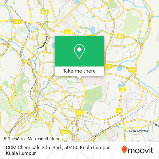 CCM Chemicals Sdn. Bhd., 50450 Kuala Lumpur map