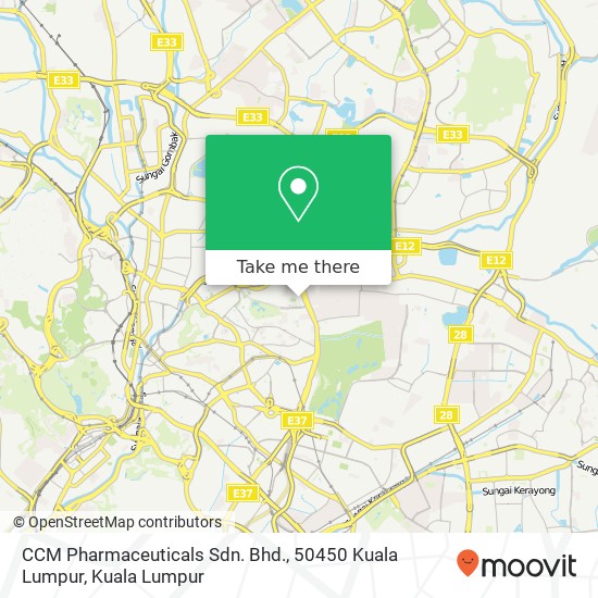 CCM Pharmaceuticals Sdn. Bhd., 50450 Kuala Lumpur map