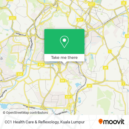 CC1 Health Care & Reflexology map