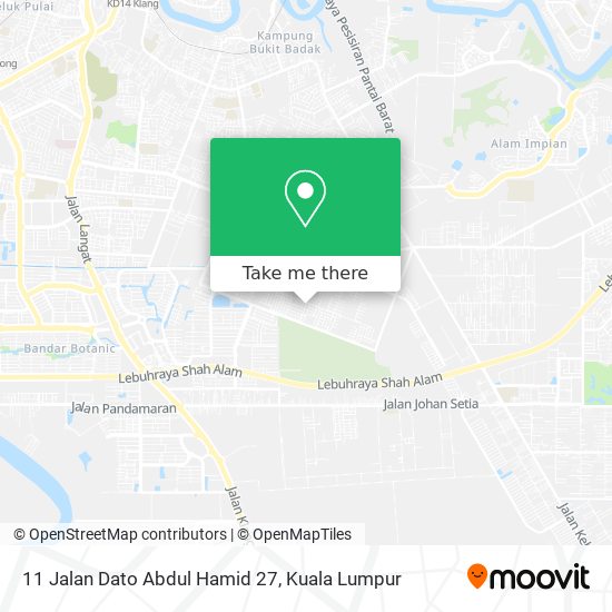 11 Jalan Dato Abdul Hamid 27 map