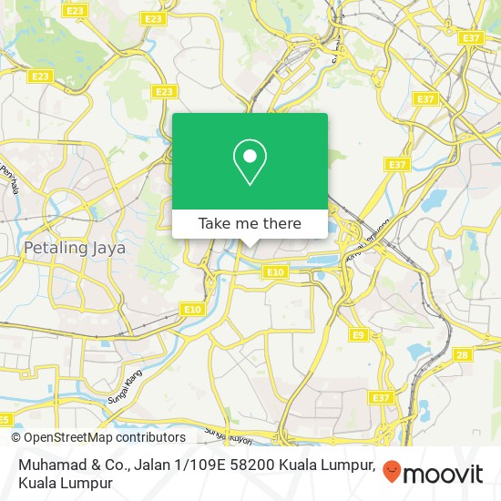 Muhamad & Co., Jalan 1 / 109E 58200 Kuala Lumpur map