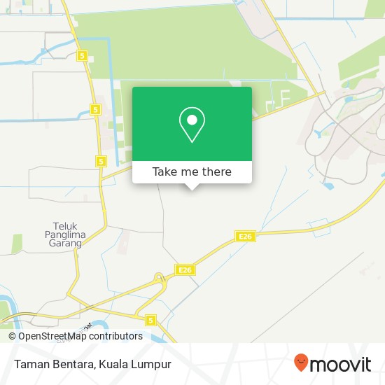 Taman Bentara, Jalan Merak 2 / 43 42500 Telok Panglima Garang map