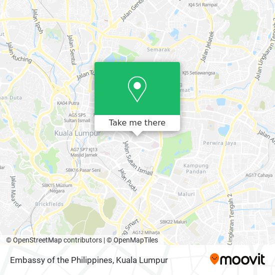 Embassy of the Philippines map