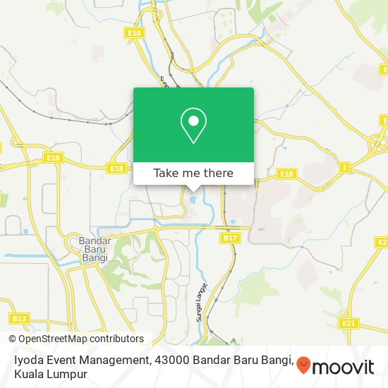 Peta Iyoda Event Management, 43000 Bandar Baru Bangi