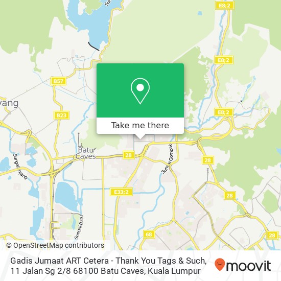 Peta Gadis Jumaat ART Cetera - Thank You Tags & Such, 11 Jalan Sg 2 / 8 68100 Batu Caves
