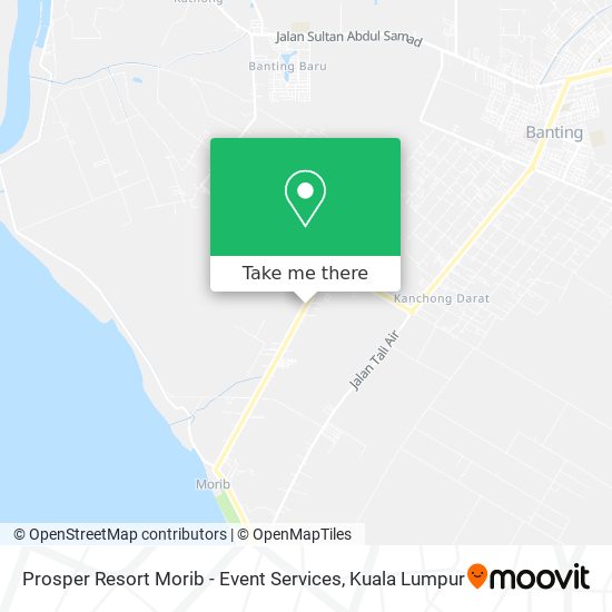 Peta Prosper Resort Morib - Event Services