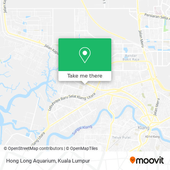 如何坐公交或火车去klang的hong Long Aquarium