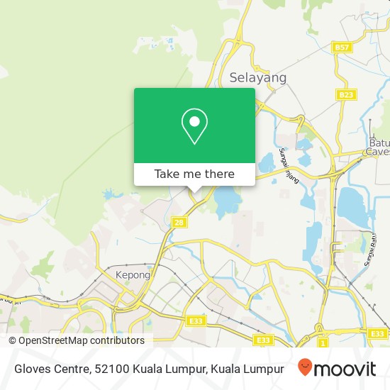 Gloves Centre, 52100 Kuala Lumpur map