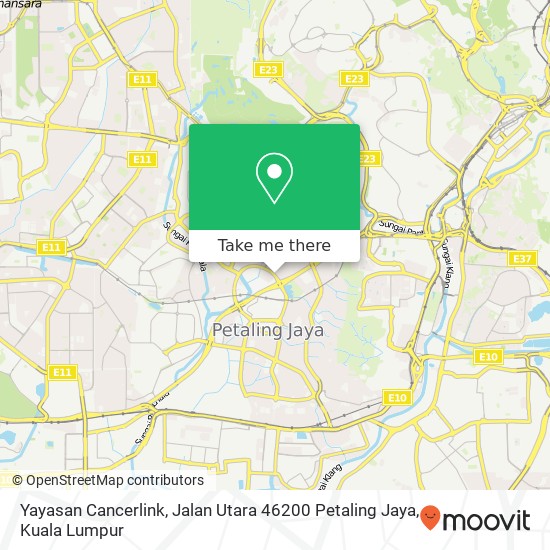 Yayasan Cancerlink, Jalan Utara 46200 Petaling Jaya map