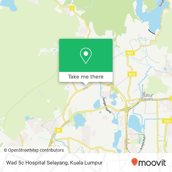 Wad 5c  Hospital Selayang map