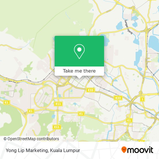 Yong Lip Marketing map