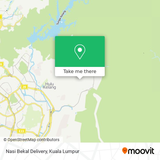 Nasi Bekal Delivery map