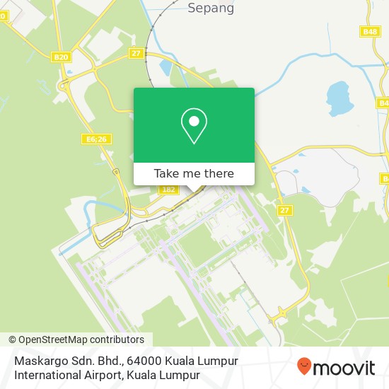 Maskargo Sdn. Bhd., 64000 Kuala Lumpur International Airport map