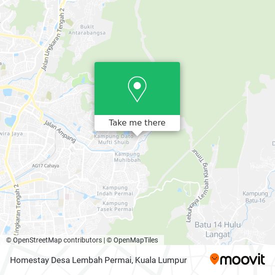 Homestay Desa Lembah Permai map