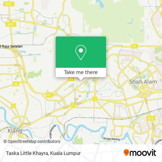 Taska Little Khayra map