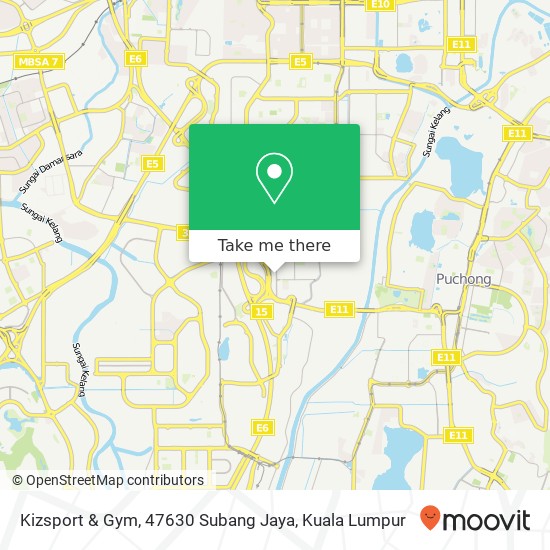 Kizsport & Gym, 47630 Subang Jaya map