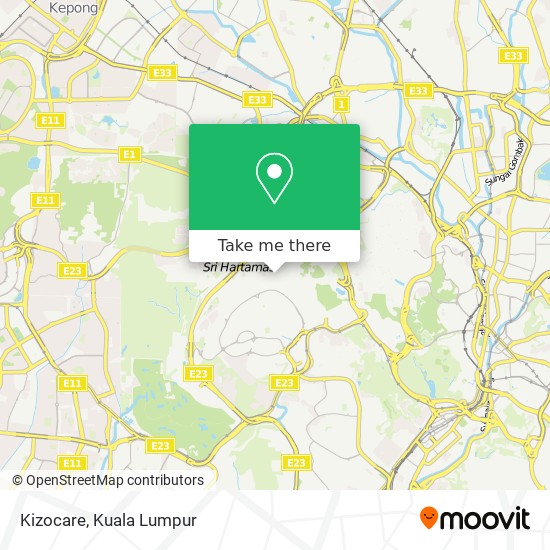 Kizocare map